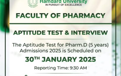 Aptitude Test for Admissions 2025 – FOP